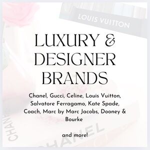 Luxury & Designer brands below